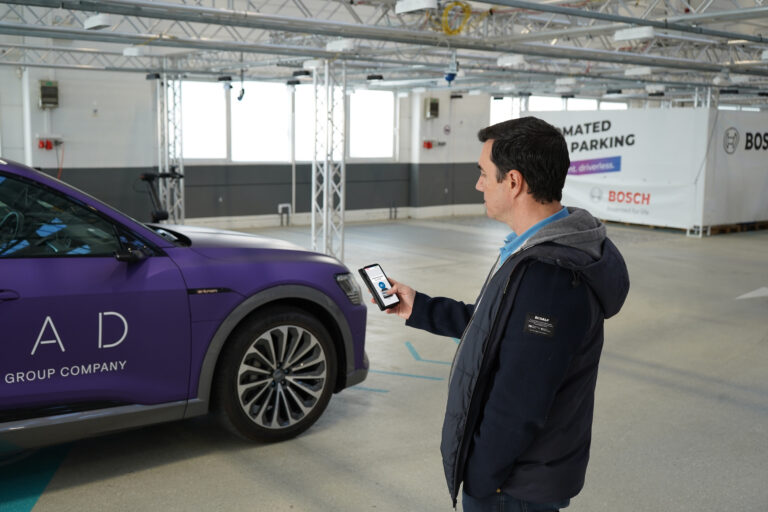 Bosch and Cariad test automated parking and charging of electric