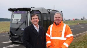 Belfast Harbour tests Harlander autonomous shuttle at Horiba Mira